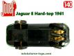 La Jaguar E Hard-top en miniature pour circuit Jouef au 1/40e incomplète