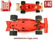 La Formule 1 Ferrari 312 T rouge n°5 en miniature slot car de Jouef au 1/40e
