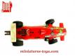 La Formule 1 Lotus rouge en miniature au 1/43e pour circuit Jouef incomplète
