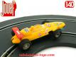 La Formule 1 BRM P57 jaune avec aileron miniature pour circuit Jouef au 1/43e