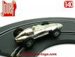 La Formule 1 BRM P57 chrome n°45 en miniature pour circuit Jouef au 1/43e