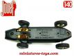 La Formule 1 BRM P57 chrome n°45 en miniature pour circuit Jouef au 1/43e