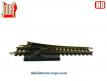Trois aiguillages manuels droits a rails jaunes Jouef pour train miniature au H0