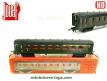 La voiture voyageurs Forestier mixte SNCF en miniature par Jouef au H0