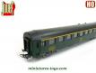 La voiture voyageurs 1er classe UIC de la SNCF en miniature par Jouef au HO
