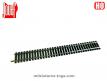 Un lot de huit rails droits miniatures Jouef pour train électrique au H0 HO