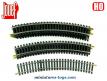 Un lot 10 de rails courbes Jouef n°4870 pour trains miniatures au H0 HO