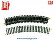 Un lot 5 de rails courbes Jouef n°4870 pour trains miniatures au H0 HO
