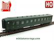 La voiture voyageurs 2e cl type 1935 de la SNCF en miniature par Jouef au H0