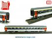 La voiture voyageurs Corail B6Dd2 SNCF en miniature par Jouef au H0 incompléte