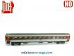 La voiture voyageurs Corail 1er classe de la SNCF en miniature par Jouef au H0