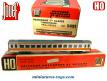 La voiture voyageurs 1er Classe du Turbotrain RTG miniature de Jouef au H0
