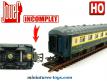 La voiture Pullman CIWL en miniature par Jouef au H0 HO incomplète