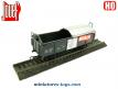 Le wagon tombereau couvert miniature par Jouef au HO H0 incomplet