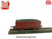 Le wagon tombereau court transport de charbon en miniature par Jouef au HO H0