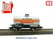 Le wagon citerne a gaz propane Butagaz en miniature de Jouef au H0 HO