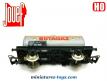 Le wagon citerne a gaz propane Butagaz en miniature de Jouef au H0 HO