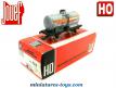 Le wagon citerne a gaz propane Butagaz en miniature de Jouef au H0 HO