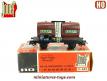 Le wagon bi-foudres transport de vins CWFB miniature par Jouef au H0 HO