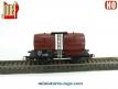 Le wagon bi-foudres transport de vins en miniature par Jouef au H0 HO