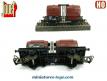 Le wagon bi-foudres transport de vins en miniature par Jouef au H0 HO