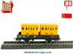 Le wagon plat porte conteneurs Bailly en miniature de Jouef au H0 HO