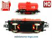 Le wagon citerne nettoyeur de rails en miniature par Jouef au H0 HO