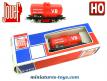 Le wagon citerne nettoyeur de rails en miniature par Jouef au H0 HO