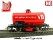 Le wagon citerne nettoyeur de rails VB en miniature par Jouef au H0