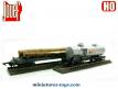 Les wagons citerne Shell et ridelles bois miniatures en boite double Jouef au HO