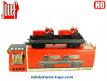 Le wagon plat transport de tracteurs en miniature par Jouef au H0 HO