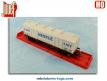 Le wagon frigorifique lait Nestlé en miniature par Jouef au H0 HO
