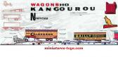 Le coffret de deux wagons kangourou en miniature par Jouef au H0