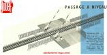 Le passage a niveau manuel en miniature de Jouef au H0
