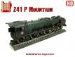 La locomotive a vapeur 241 P Mountain de Jouef au H0 en état moyen et sans tender
