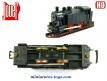 La locomotive a vapeur 020 T 708 en miniature Jouef au HO H0 incomplète