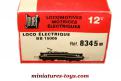 La locomotive électrique BB 15006 miniature de Jouef au H0 HO en boite