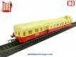 L'autorail Picasso XB 8147 SNCF en miniature non motorisée de Jouef au H0 HO