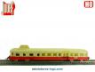 L'autorail Picasso XB 8147 SNCF en miniature non motorisée de Jouef au H0 HO
