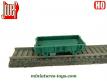 Le petit wagon plat de la draisine DU 65 miniature de Jouef au H0