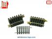 Un lot 10 de petits rails courbes Jouef n°870/4 pour trains miniatures au H0 HO