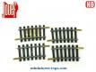 Un lot de 4 petits rails courbes Jouef n°870/4 pour train miniature au H0 HO