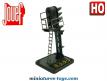 Le signal ferroviaire lumineux 3 feux en miniature de Jouef au H0 HO