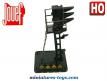 Le signal ferroviaire lumineux 3 feux en miniature de Jouef au H0 HO