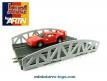 Un rail pont pour circuit de voitures de courses Jouef Artin Slot-racing