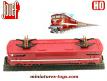 La locomotive électrique BB 9288 rouge miniature de Jouef au H0 HO