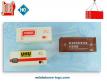 Le lot de 3 containers en miniatures par Jouef au H0 HO 1/87e
