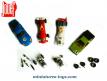 Un ensemble circuit 4 voies et voitures de courses Jouef au 1/43e