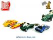 Un lot de 4 voitures miniatures pour circuit routiers Jouef au 1/43e incomplètes