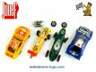 Un lot de 4 voitures miniatures pour circuit routiers Jouef au 1/43e incomplètes